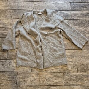 Eva Tralala Paris Wool Coat Lagenlook Gray OS Bubble Coat